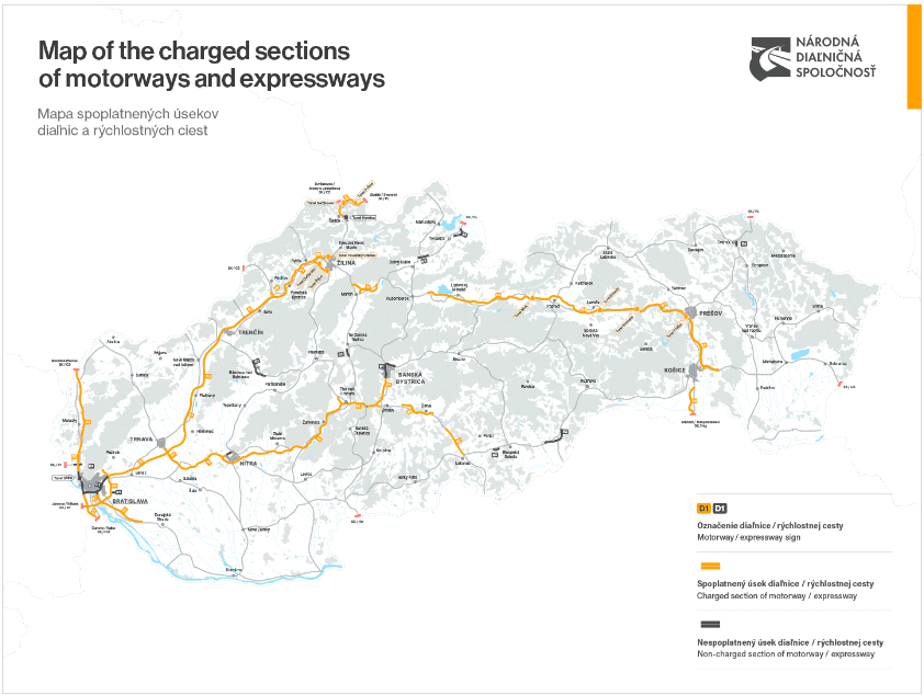 Autobahnnetz in der Slowakei